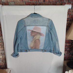 Lady Gaga Official Merch XS Denim Jean Jacket - Joanne Tour Edition